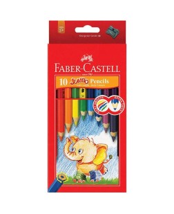 FABER CASTELL - JUMBO COLOR PENCIL - 10 Nos.