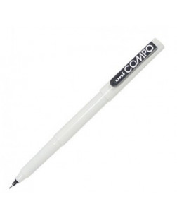 UNIBALL PEN COMPO 03 ULTRA FINE BLACK (BOX OF 12 PIECES)