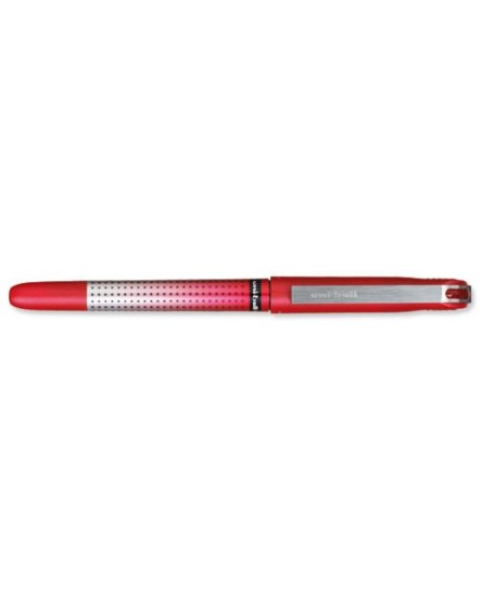 UNIBALL PEN - EYE NEEDLE ROLLER PEN 0.5MM RED (BOX OF 12 PIECES)