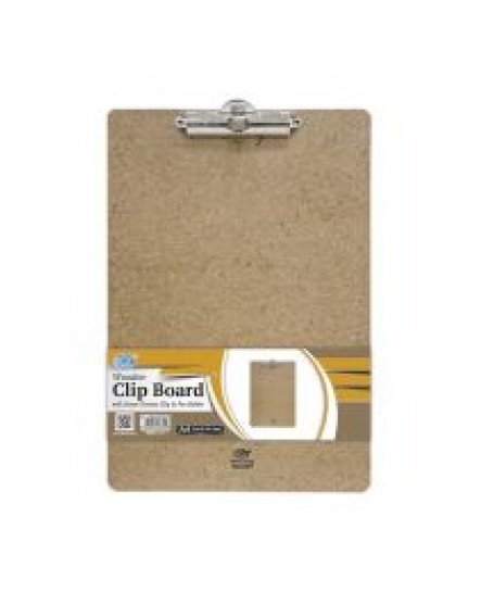 FIS ACRYLIC CLIP BOARD CLEAR A4 BUTTERFLY JUMB CLIP - FSCBACR4BJC