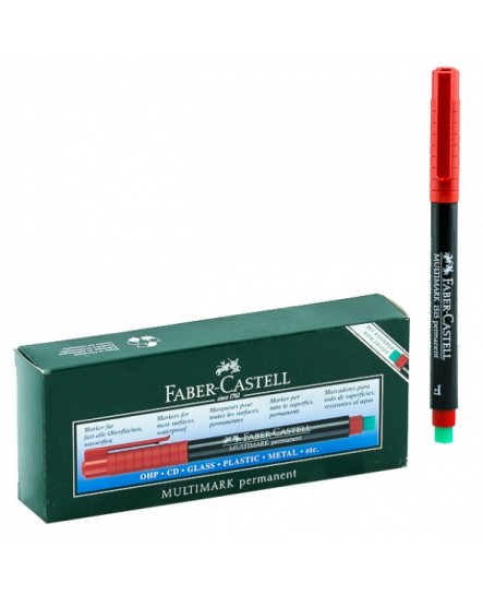 FABER CASTELL - MULTIMARKER PERMANENT - RED COLOUR