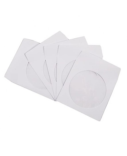 MUREX CD POUCHES PAPER WHITE PKT OF 100 PCS
