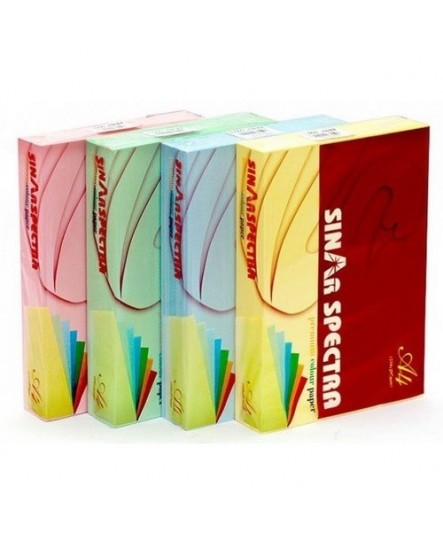 SINAR COLOUR PAPER A4 80 GSM PINK BOX OF 5 REAMS - (REAM) MXA4 CPP PINK
