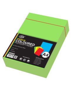 FIS COLOUR PHOTOCOPY PAPER A4 80G 250 SHEETS GREEN - FSPWPA4250GR
