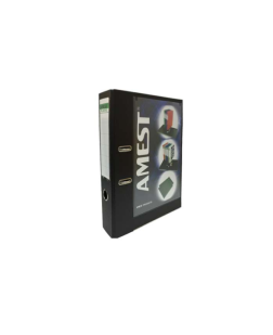 AMEST PVC BOX FILE GREY 3'' BOX OF 50 PCS
