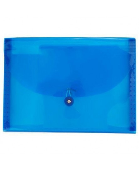 PLASTIC FILE [ FOLDER FILE - HIGH QUALITY] - BLUE - D2576-BL