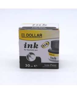 DOLLAR FOUNTAIN PEN INK BLACK 12PCS/ 1 BOX