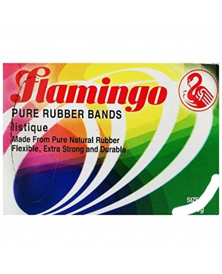 FLAMINGO RUBBER BAND 500GM POCKET