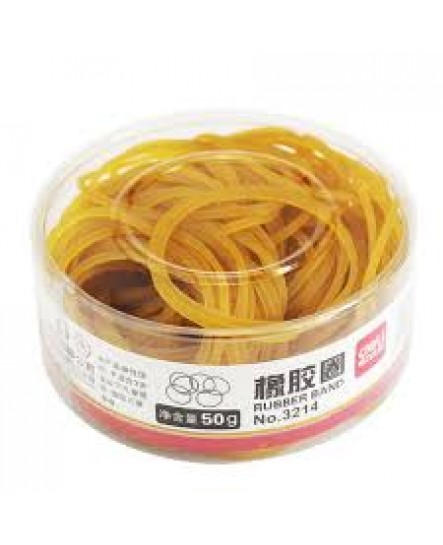 3214 DELI RUBBER BANDS 50GM