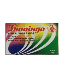 FLAMINGO RUBBER AND 16 SIZE PKT OF 100g