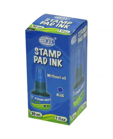 FIS STAMP PAD INK BLUE 30ML