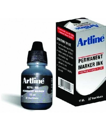 ARTLINE MARKER INK BLACK 20ML BOX OF 12 PCS