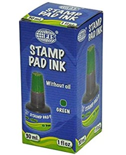 FIS STAMP PAD INK GREEN 30 ML