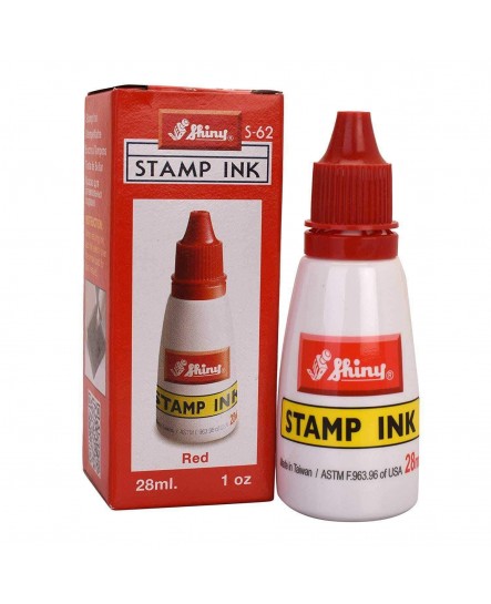 SHINY STAMP PAD INK RED 28ml