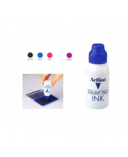 ARTLINE STAMP PAD INK BLUE 50 ML BOX OF 12 PCS