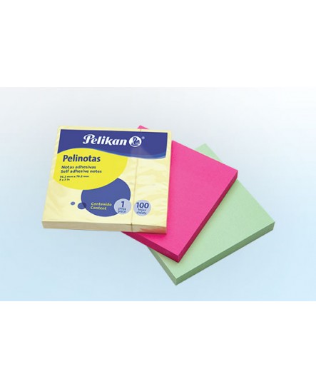 200451 PELIKAN STICKY NOTE YELLOW 5X3 PKT OF 10 PCS