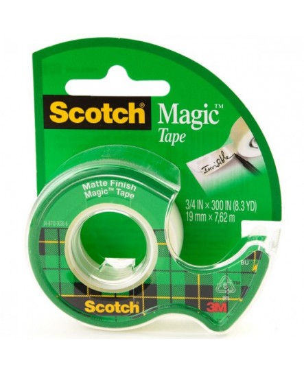 SCOTCH MAGIC TAPE - 19MMX7.62MM 