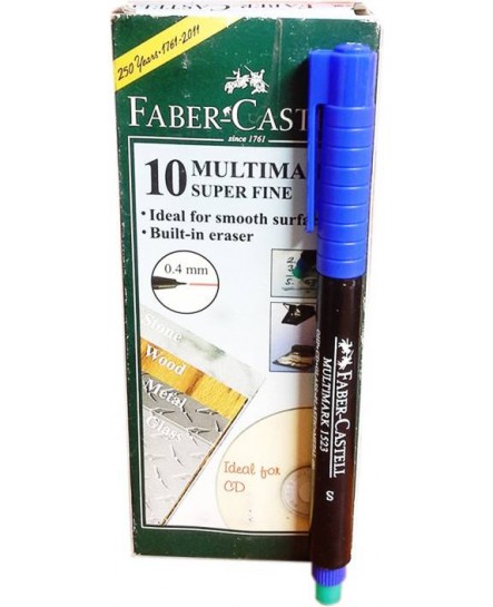 FABER CASTELL - MULTIMARKER PERMANENT - BLUE COLOUR