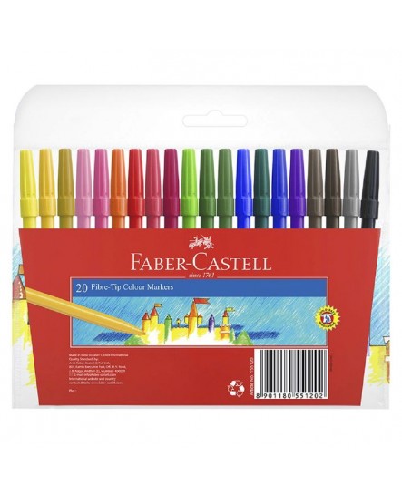 FABER CASTELL - FIBER TIP COLOUR MARKER