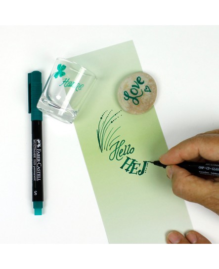 FABER CASTELL - MULTIMARKER PERMANENT - GREEN COLOUR