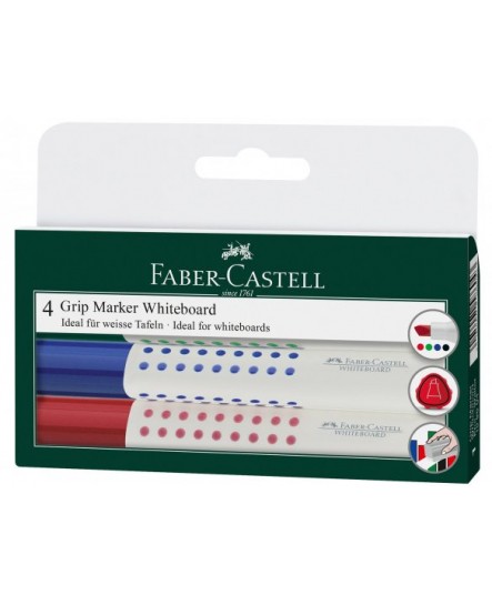 FABER CASTELL - GRIP MARKER - RED COLOUR