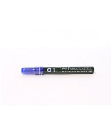 FABER CASTELL - PERMANENT MARKER - BULLET POINT - BLUE COLOUR